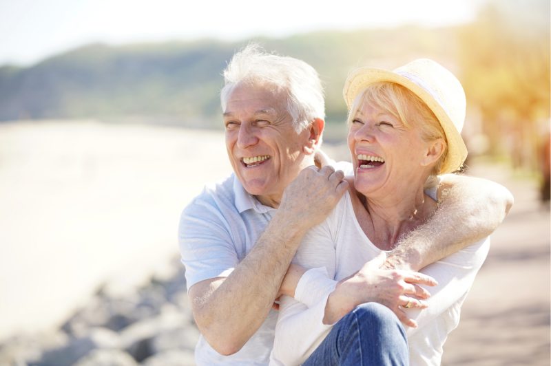 Image of elder couple smiling